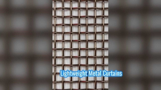 Видео, показывающее детали металлической плетеной сетки