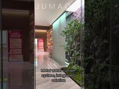 Современная водная завеса из нержавеющей стали, роскошная функция