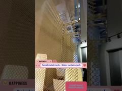 Декоративная водная ширма Металлические сетчатые шторы Металлическая водяная завеса Пейзаж