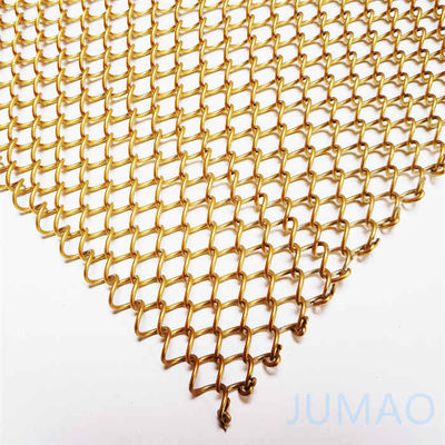 Алюминиевая сплав Металлическая сетка шторы Шлифовка 8 мм отверстие на заказ