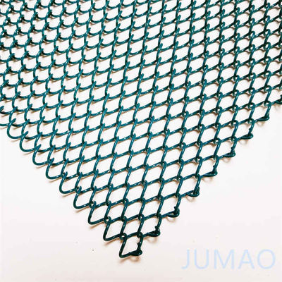 40 футов гибкая металлическая сетка из проволоки шторы фасады трава зеленый