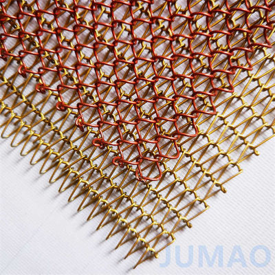 Диамантовые отверстия Металлическая сетка шторы в черном цвете для клуба пространство разделитель 1,2 мм