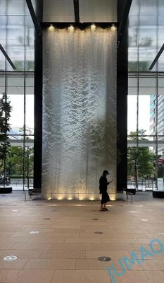 Гибкая сетчатая водная завеса Легкая конструкция для пространства