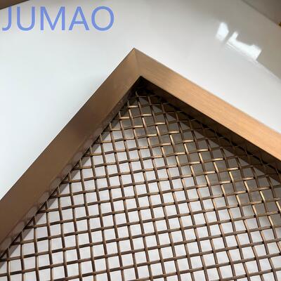 Алюминиевые декоративные панели из проволочной сетки с уникальными узорами для фасадов зданий