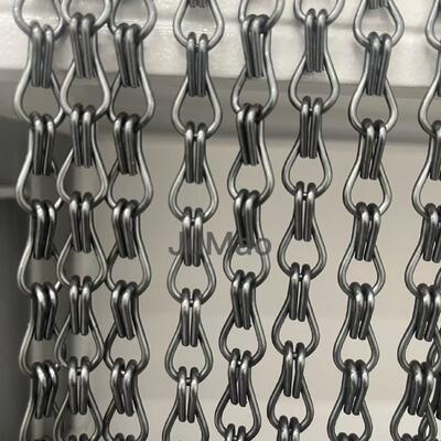 Алюминиевые цепные шторы Металлические цепные шторы Термостойкость от минус 40 до 200 градусов Цельсия