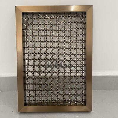 Прозрачность 20 до 80 процентов Декоративная металлическая сетка из SS 304 316 и 316L Идеально подходит для украшения потолка и стенных панелей