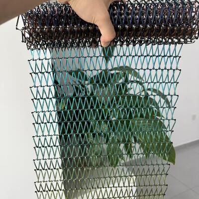 Фасадная панель Металлическая сетка Архитектурная сетка Каскадная металлическая сетка Экран конфиденциальности