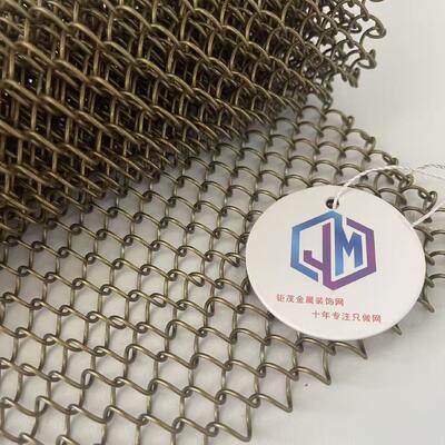 Open Area 40 Percent to 85 Percent Metal Mesh Curtains Thickness 1.2 Mm Size Range 0.8 Mm to 3 Mm Suitable for Architectural and Safety Uses